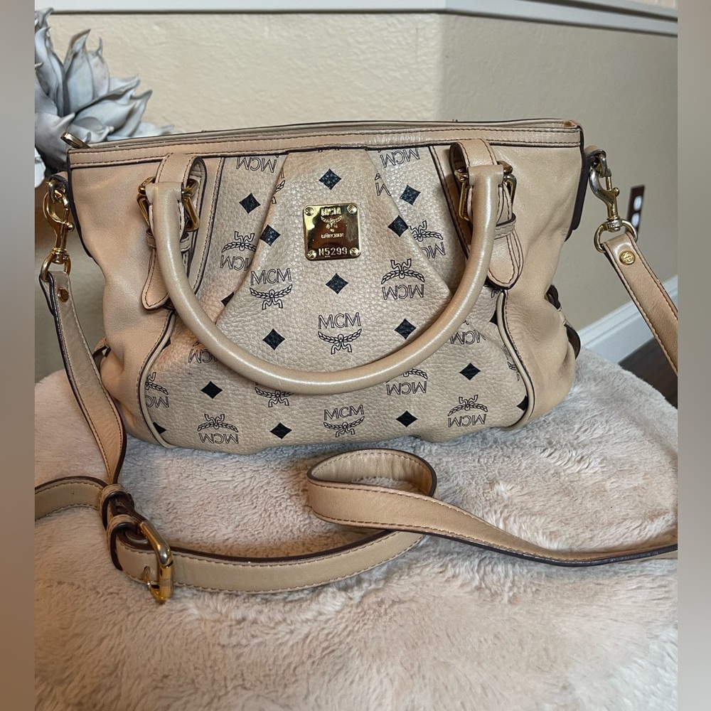 MCM two way purse